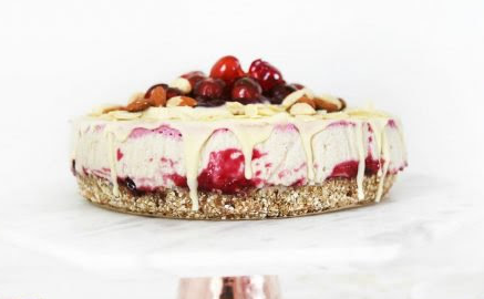 Cherry Bakewell Cheesecake